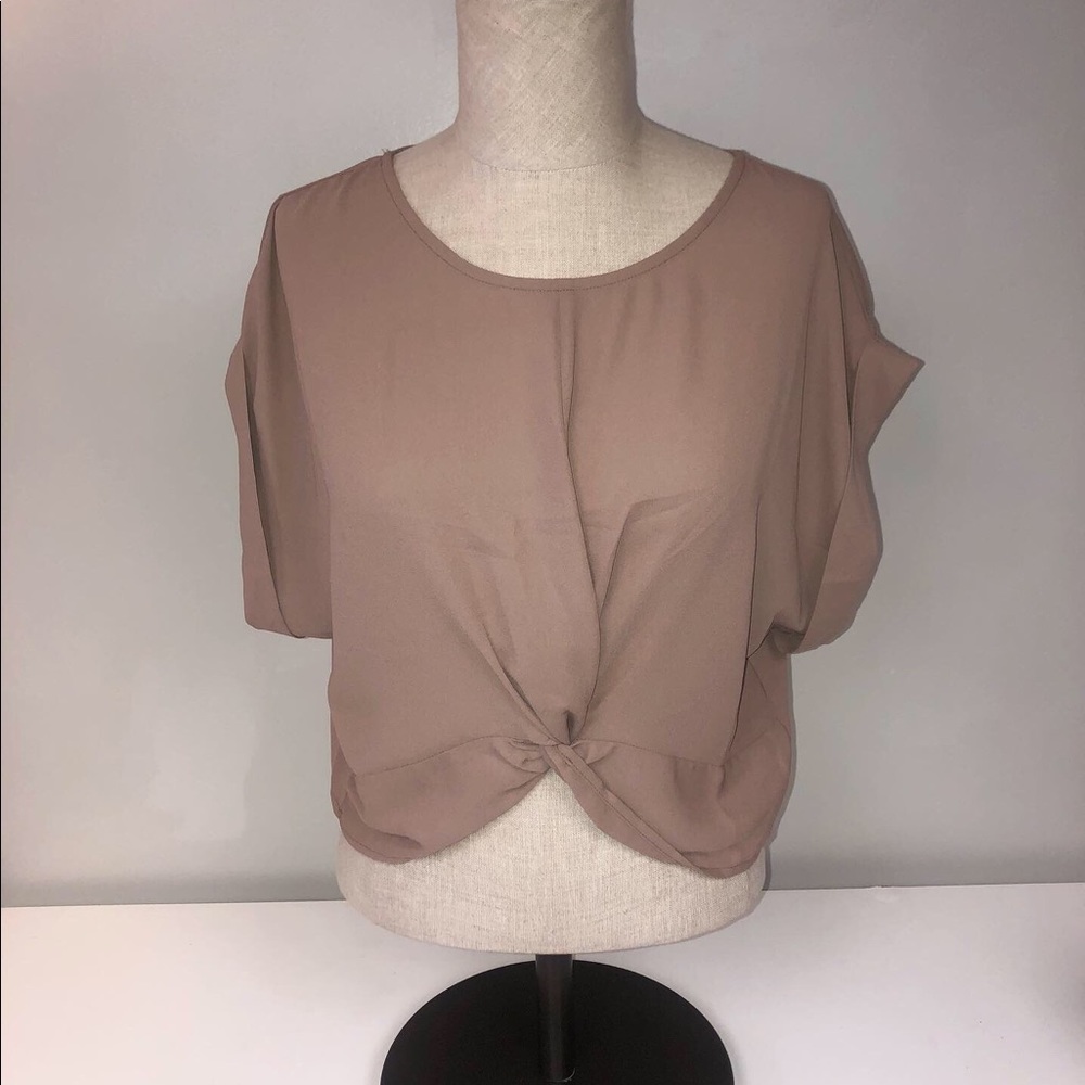 Forever21 Nude Crop Top